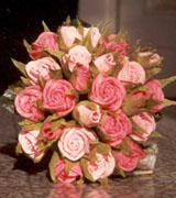 Bouquet rose  artificiali