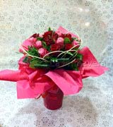 Bouquet tondo rose